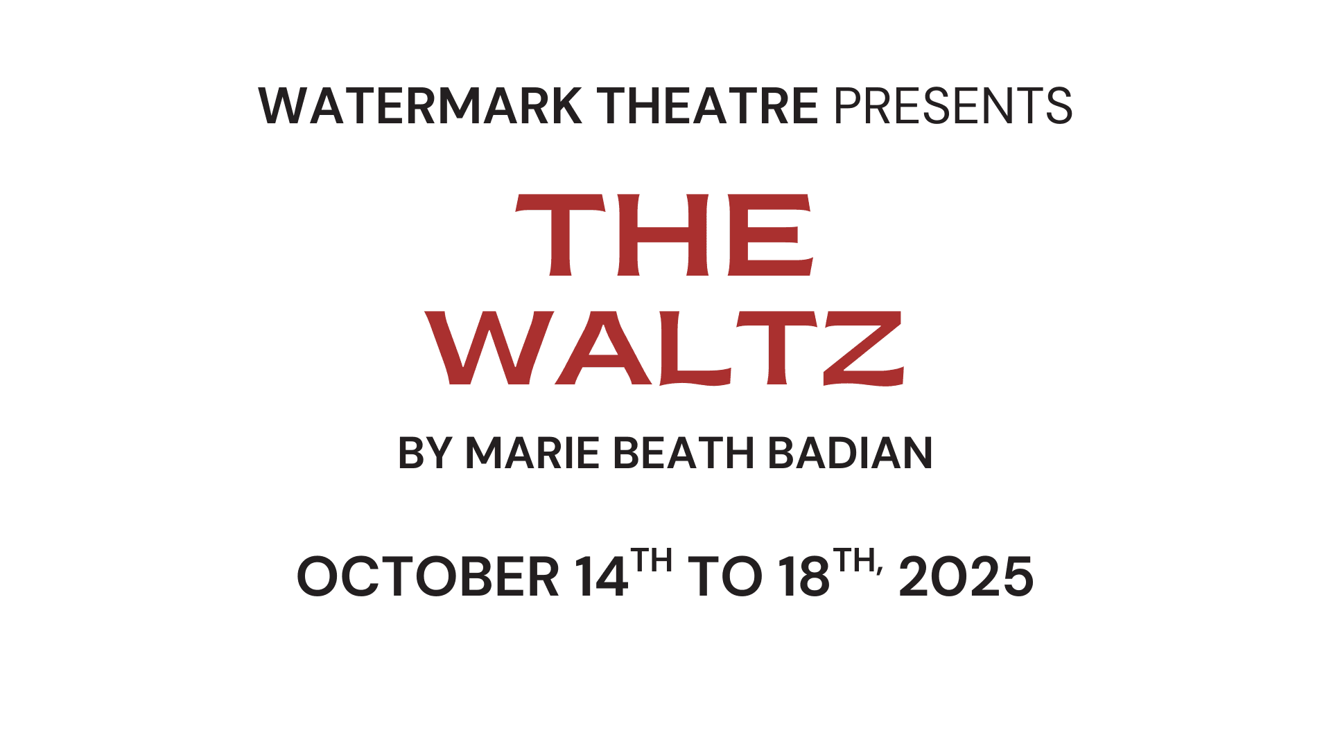 The Waltz by Marie Beath Badian