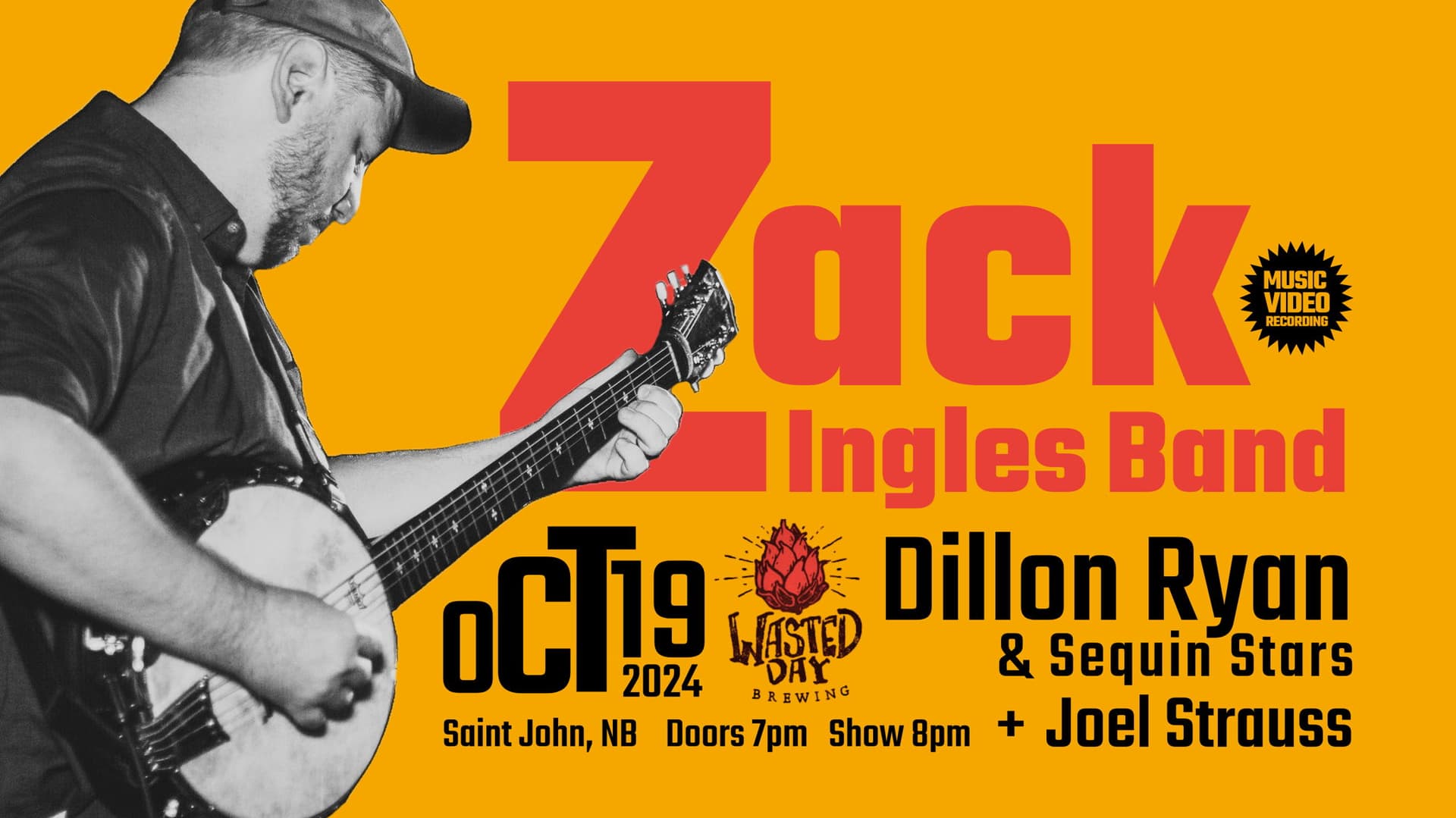 ZACK INGLES Band (Music Video Recording) w/ Dillon Ryan & Sequin Stars + Joel Strauss
