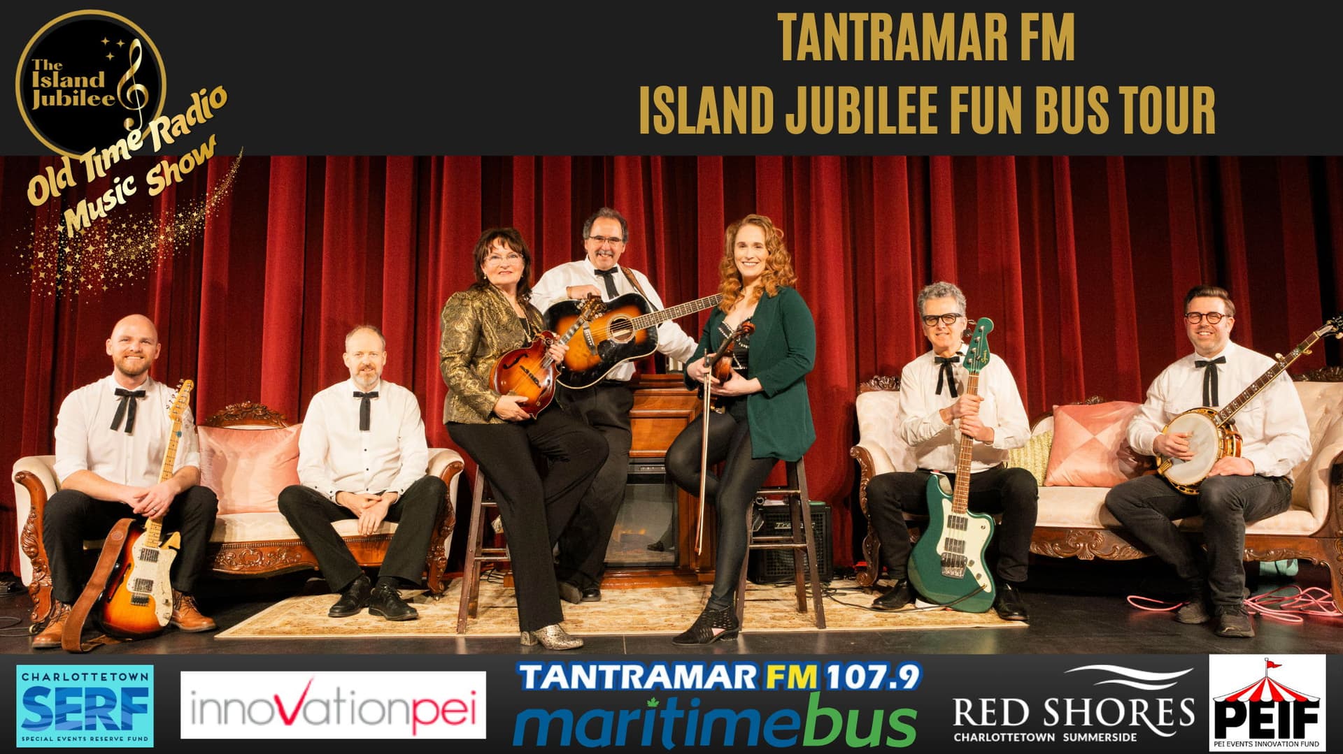 Tantramar FM - Island Jubilee Fun Bus Tour: Departing Moncton/Amherst to Charlottetown PEI - Day Charter - Sunday April 6, 2025