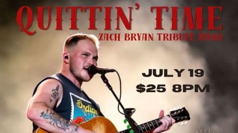 Quittin' Time: Zach Bryan Tribute - July 19th - $30 - Doors 6:30 PM  