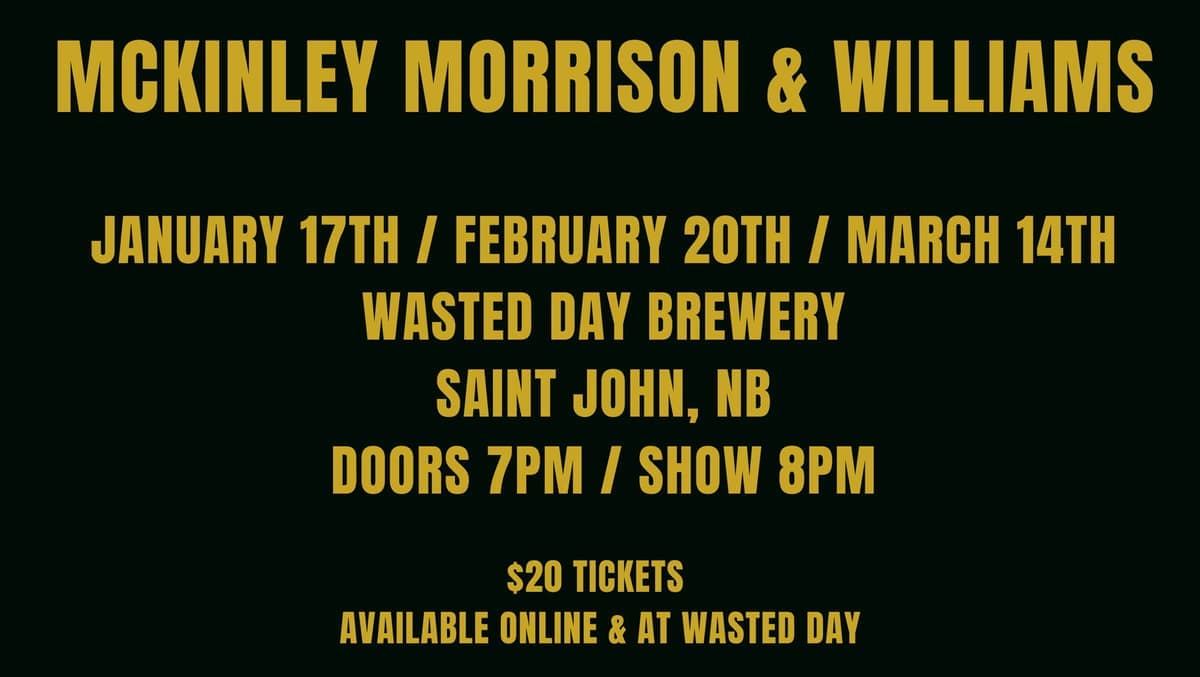 MCKINLEY MORRISON & WILLIAMS live @ WDB