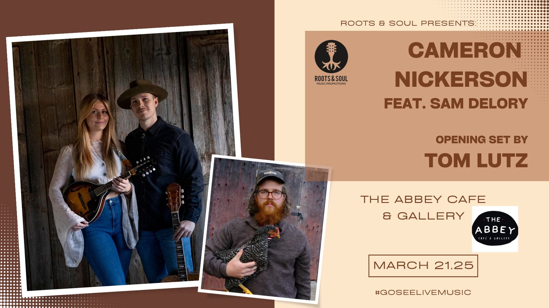 Cameron Nickerson/Tom Lutz at The Abbey
