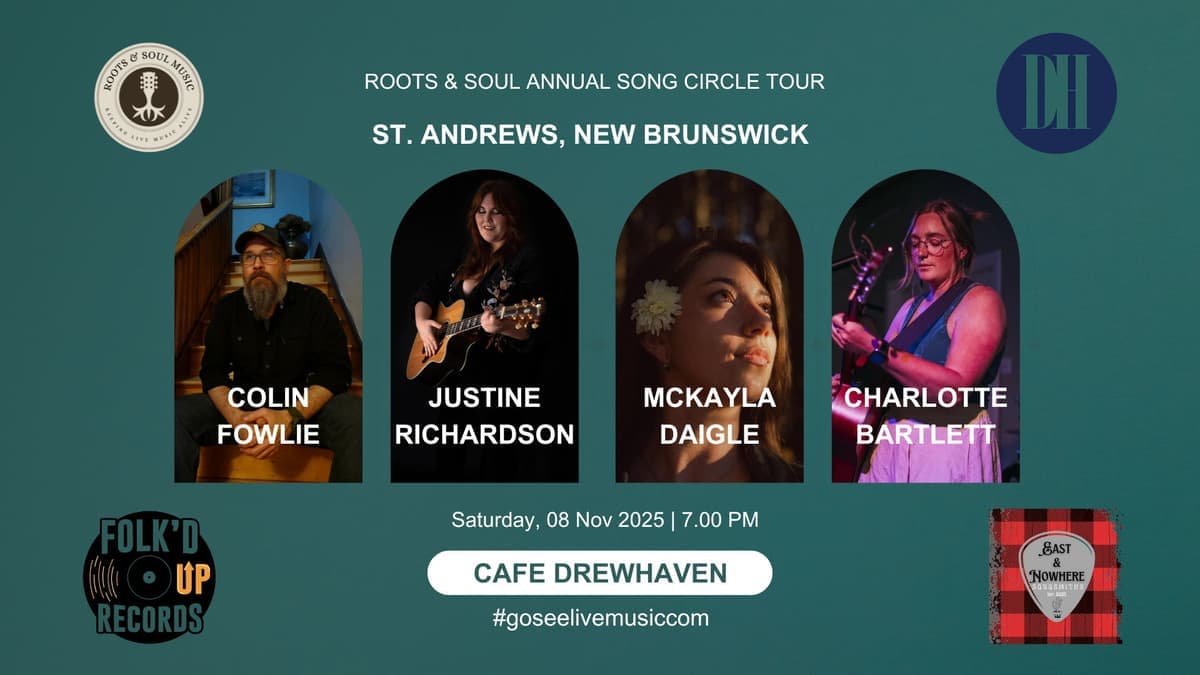 Song Circle- St Andrews- Colin Fowlie/Justine Richardson/McKayla Daigle/Charlotte Bartlett