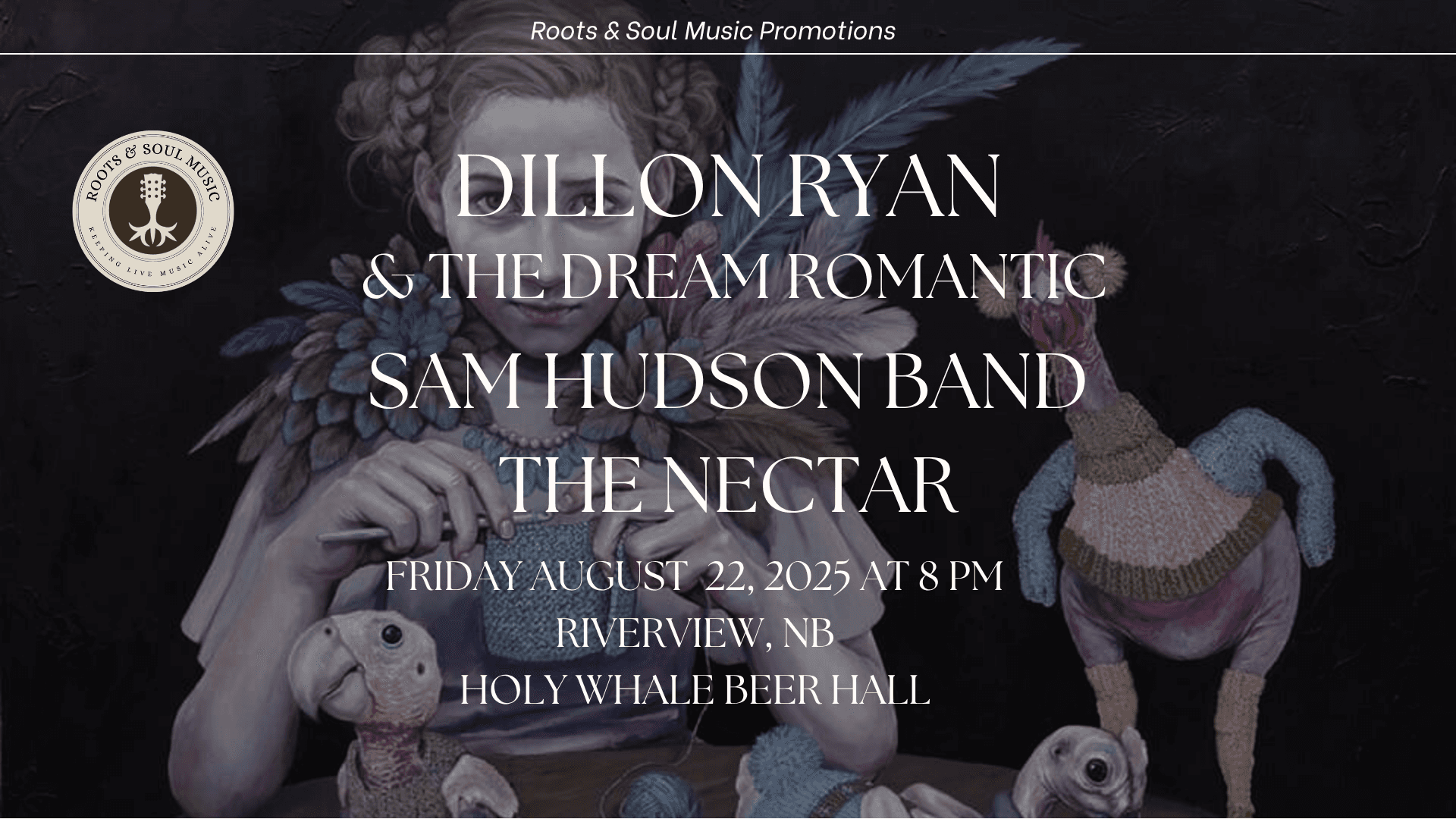 Dillon Ryan & The Dream Romantic/Sam Hudson Band/The Nectar