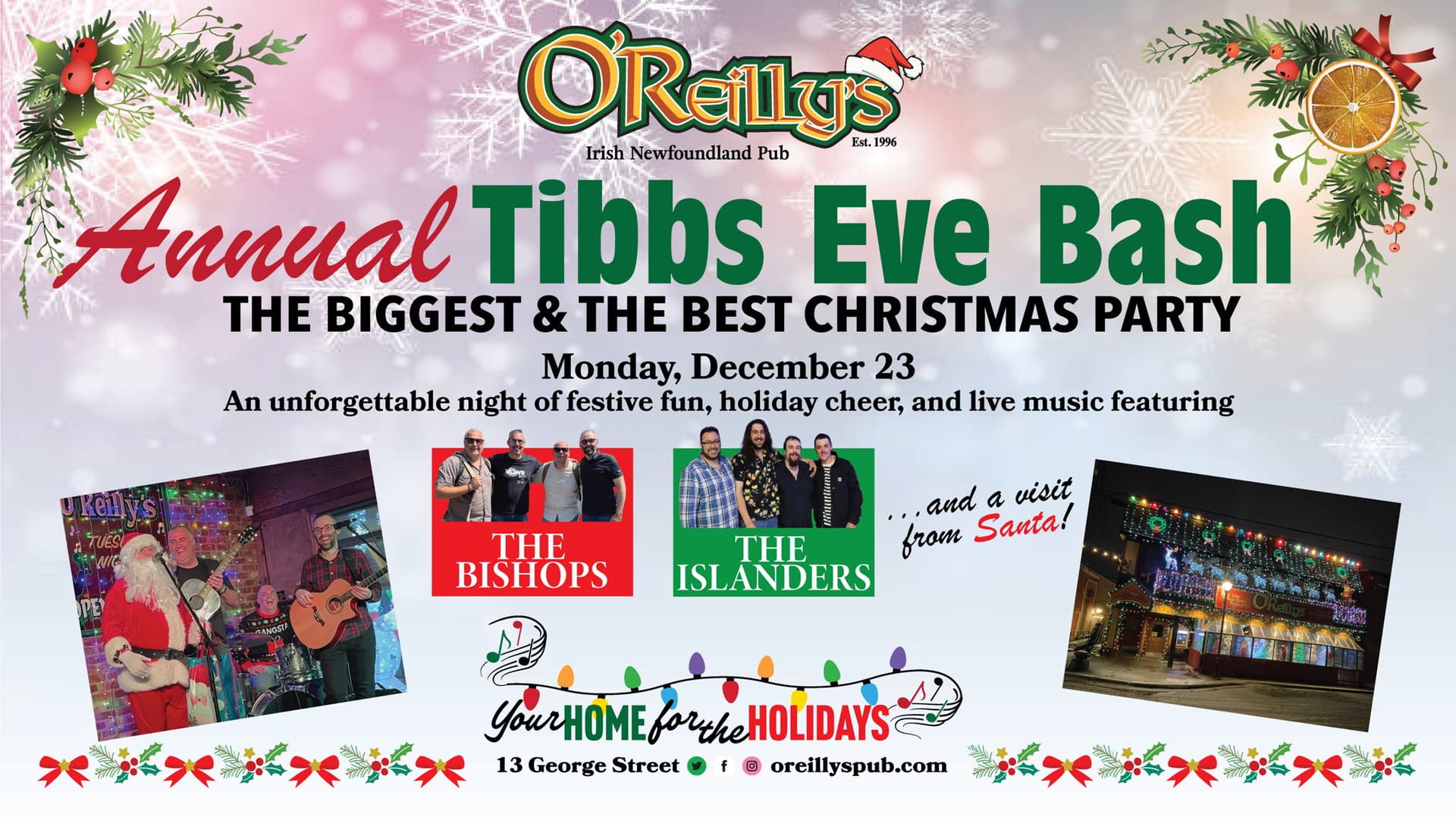 O'Reilly's Annual Tibb's Eve Party