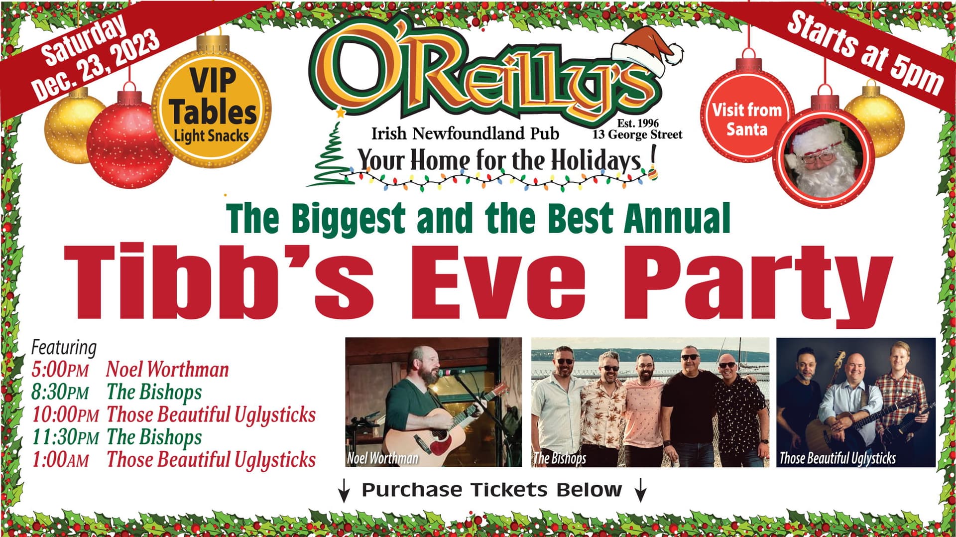 O'Reilly's Annual Tibb's Eve