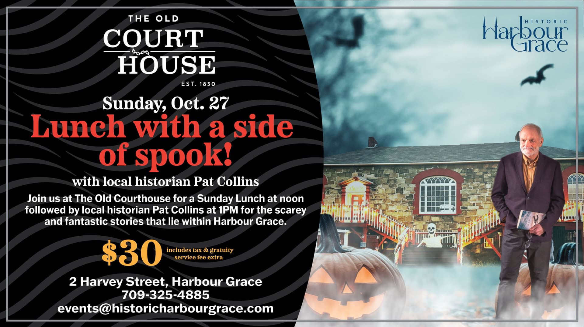 Ghostly Lunch with Pat Collins
