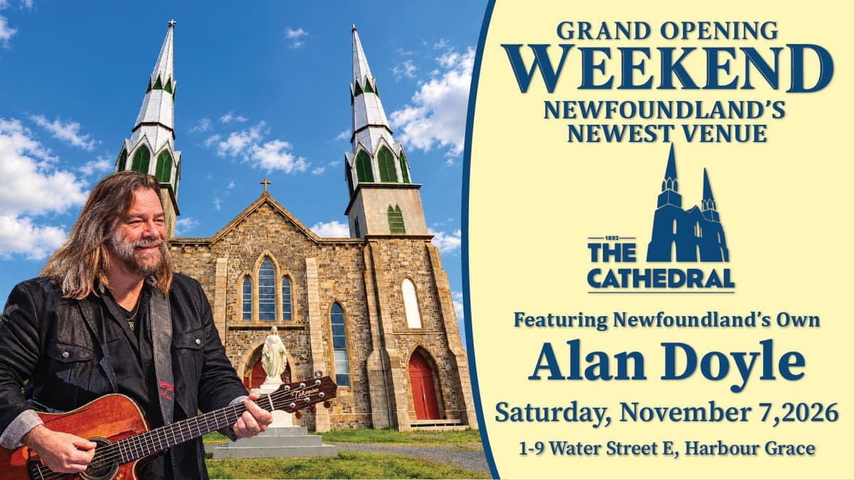 Alan Doyle at the Cathedral