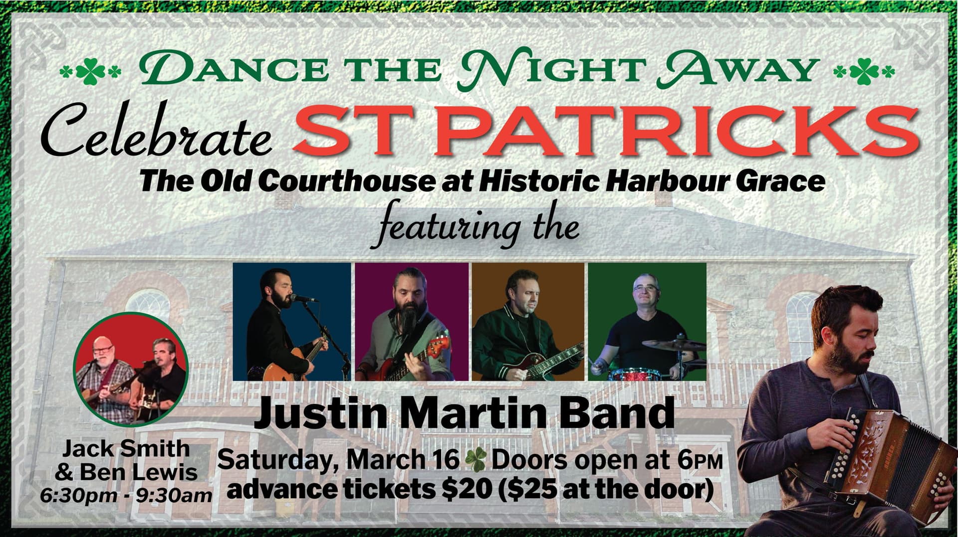 St Patrick's Dance - Old Courthouse Harbour Grace