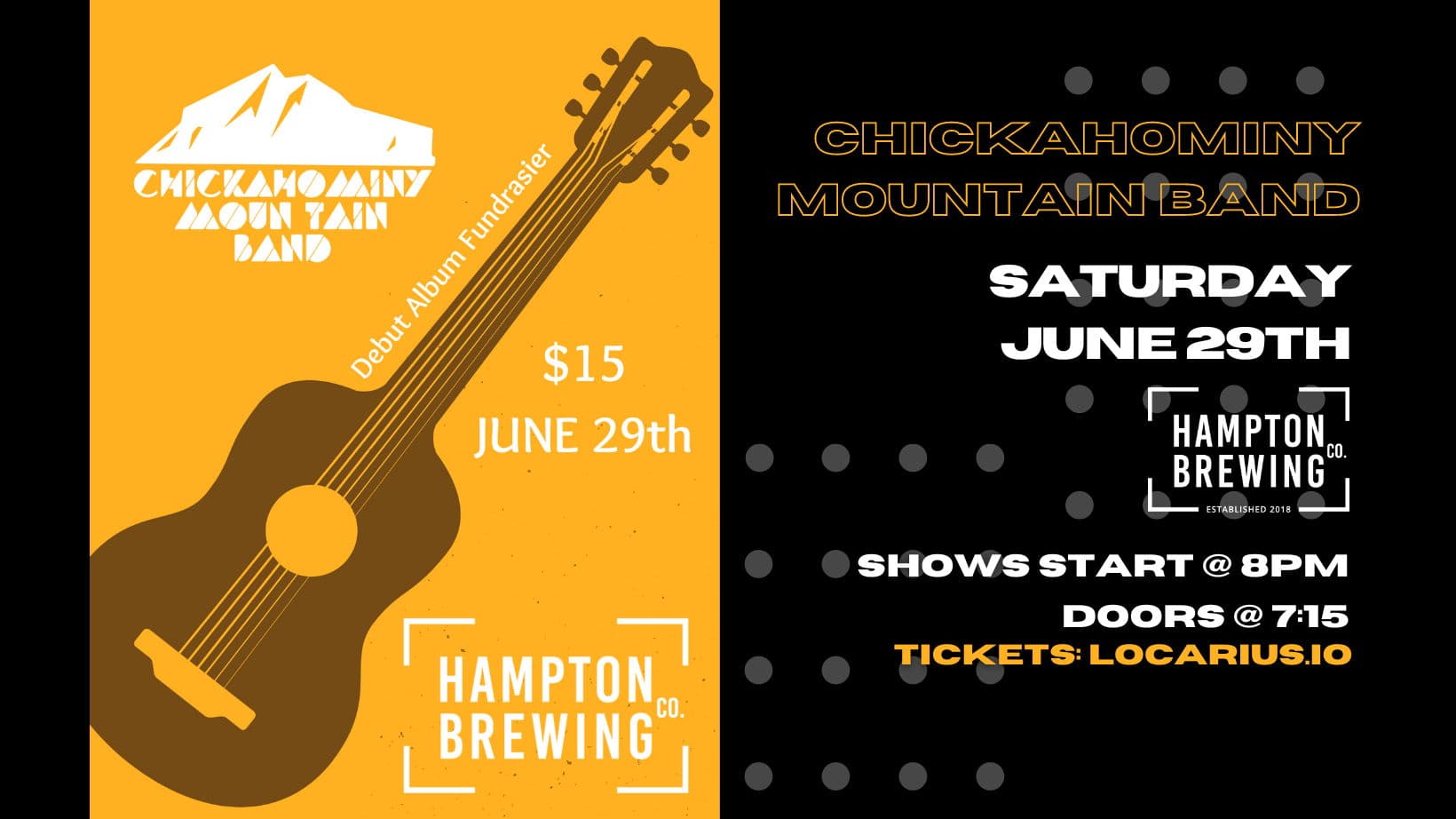 Chickahominy Mountain Band @ Hampton Brewing