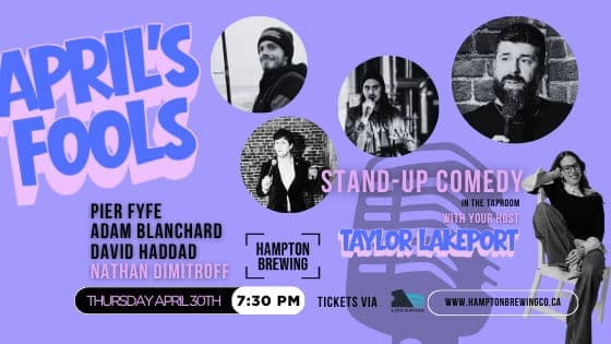 April's FOOLS: Stand-Up Comedy at Hampton Brewing 
