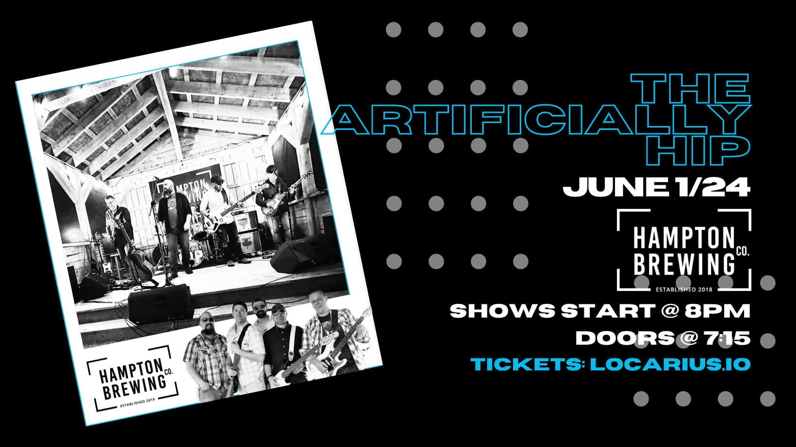 The Artificially Hip @ Hampton Brewing