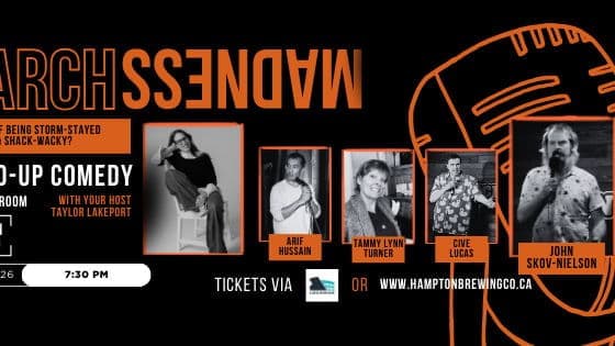 March Madness: Stand-Up Comedy at Hampton Brewing