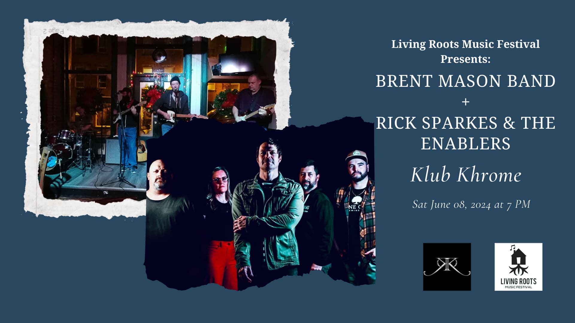 Living Roots- Brent Mason Band/Rick Sparkes & The Enablers