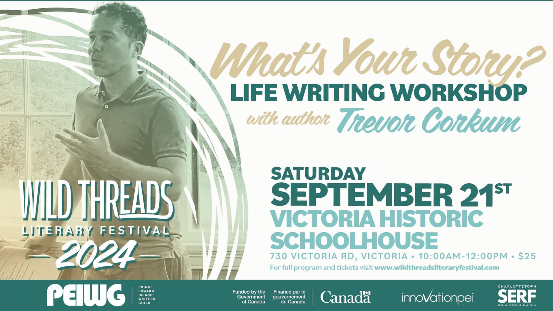 WHAT'S YOUR STORY? - Life Writing Workshop with author Trevor Corkum