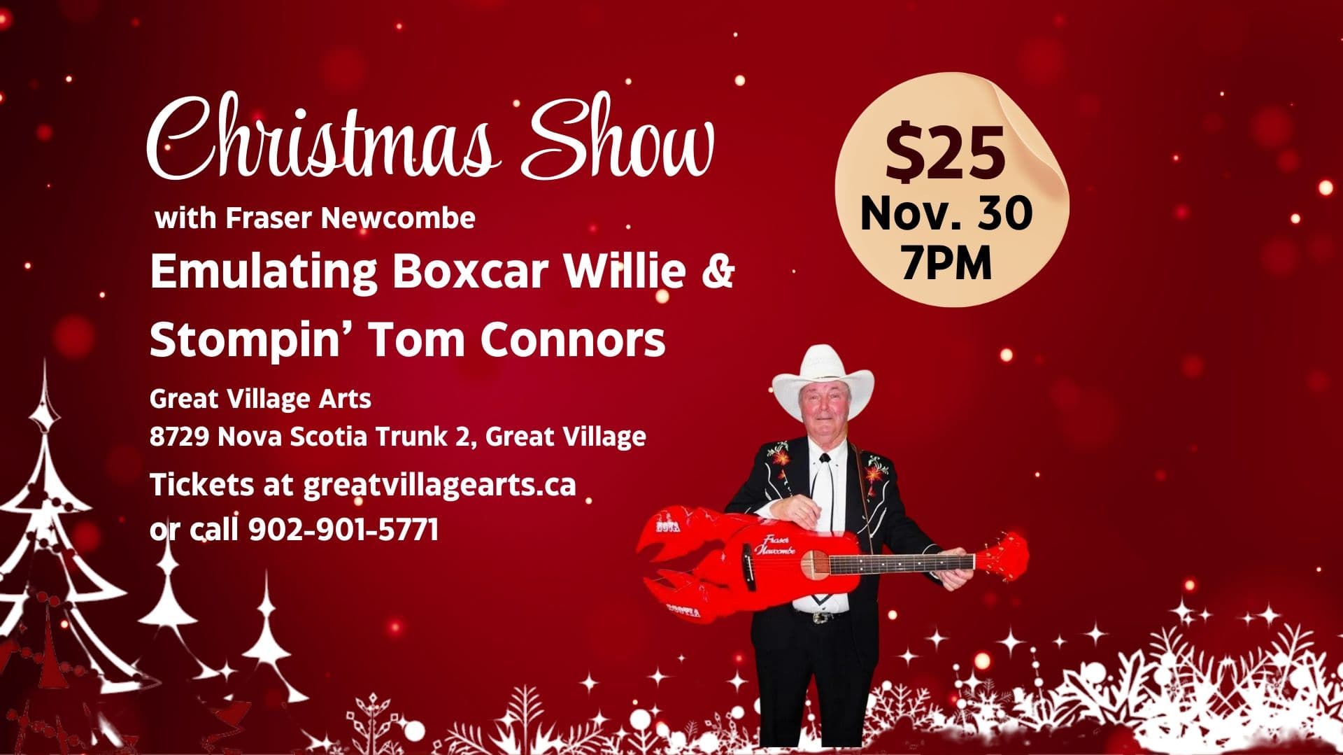 Stompin' Tom & Boxcar Willie tribute by Fraser Newcombe