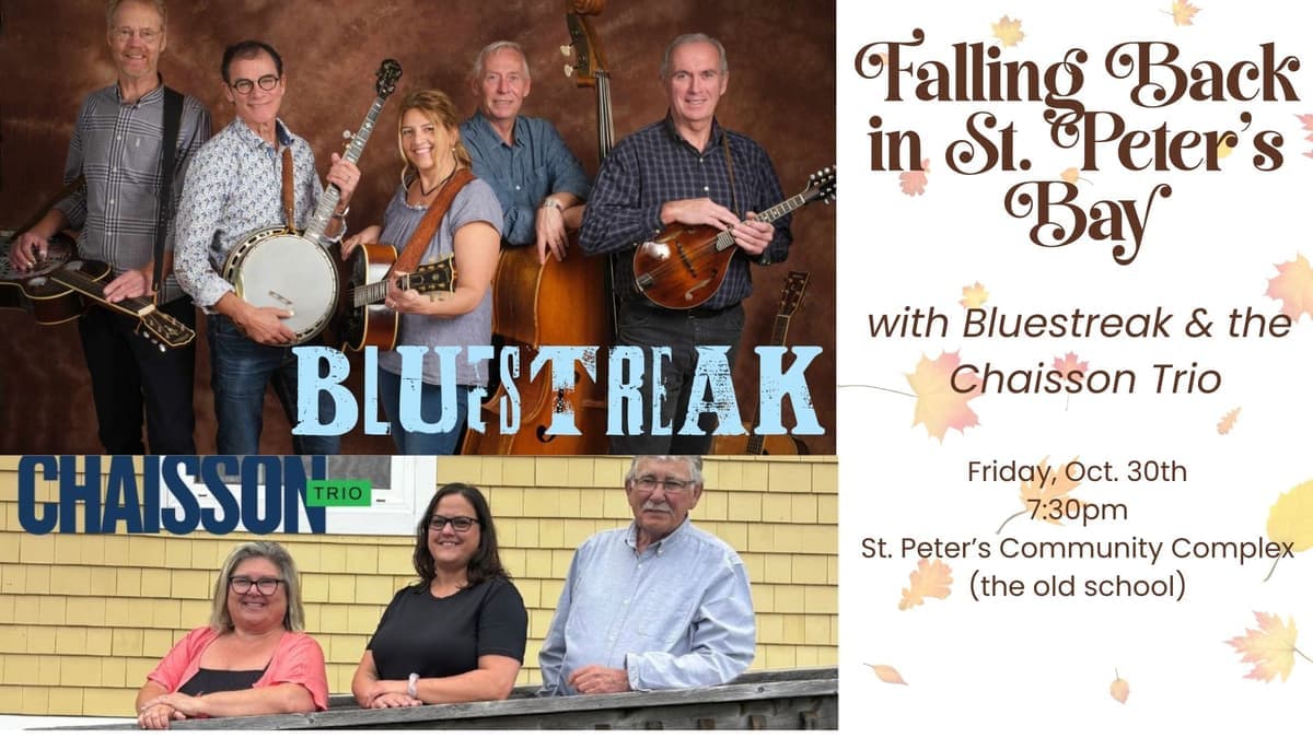 Falling Back in St. Peter's Bay with Bluestreak & the Chaisson Trio