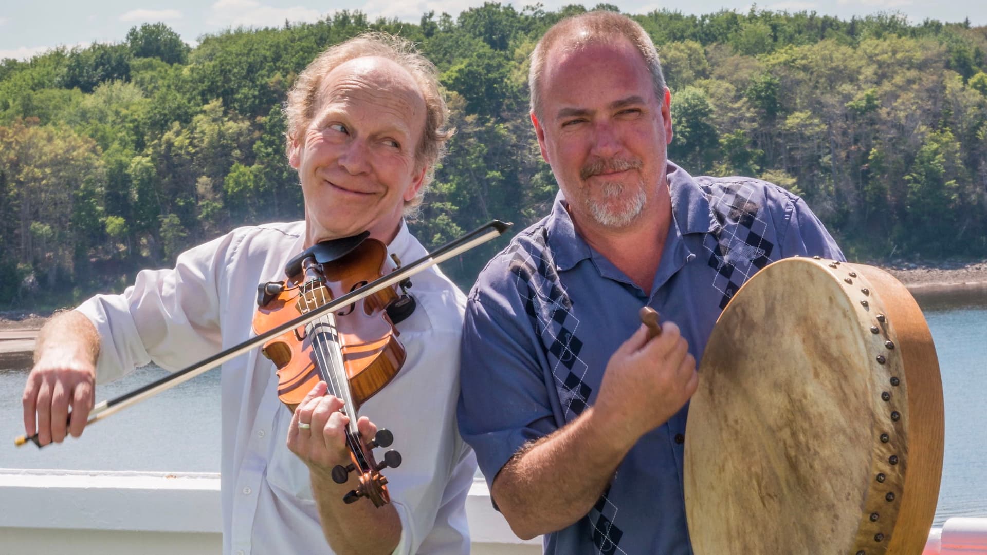 WELCOME TO THE ISLAND - HERE'S YOUR FIDDLE!  featuring Mark Haines & Brad Fremlin