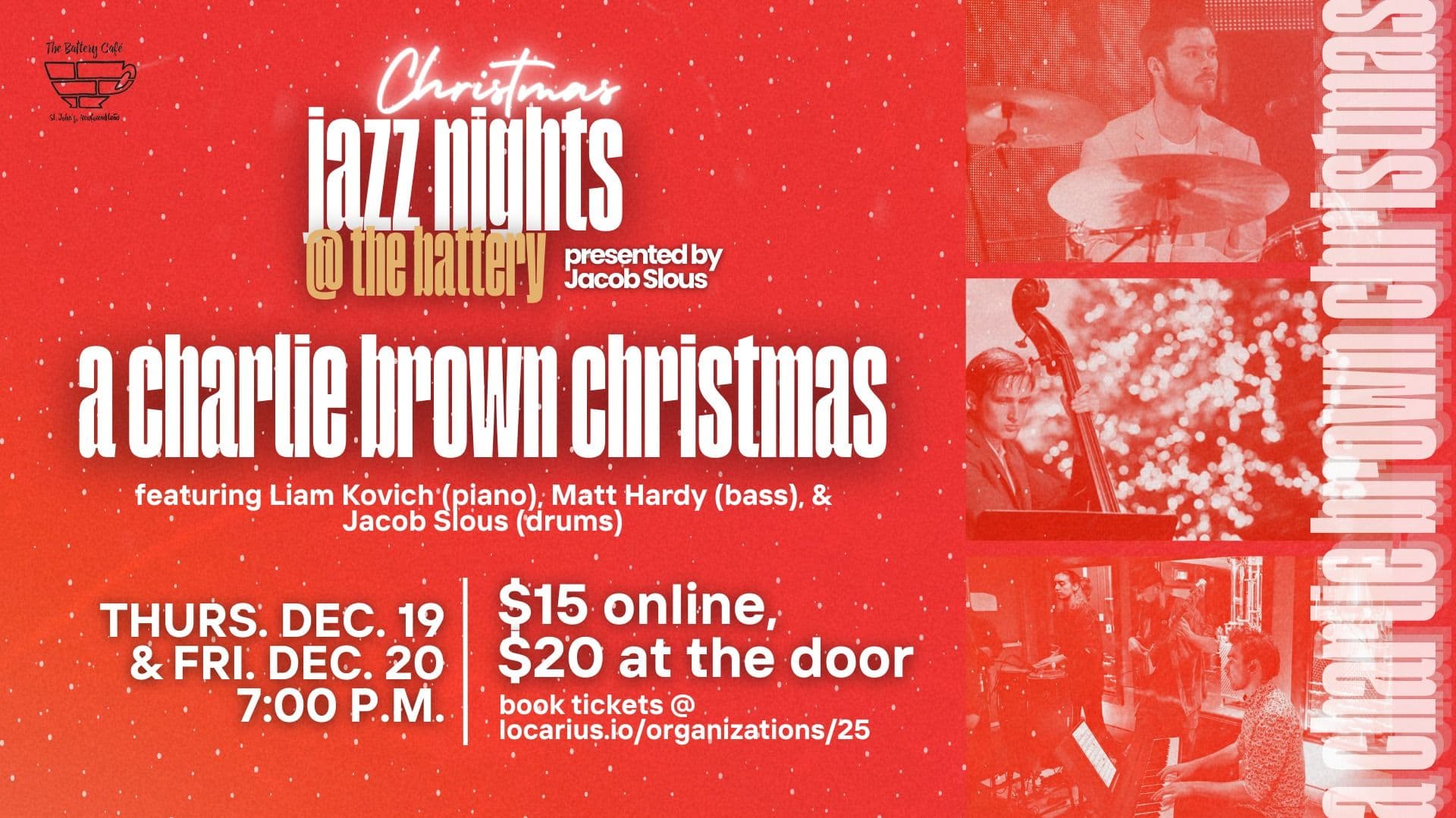 Jazz Nights @ The Battery Cafe - A Charlie Brown Christmas! 