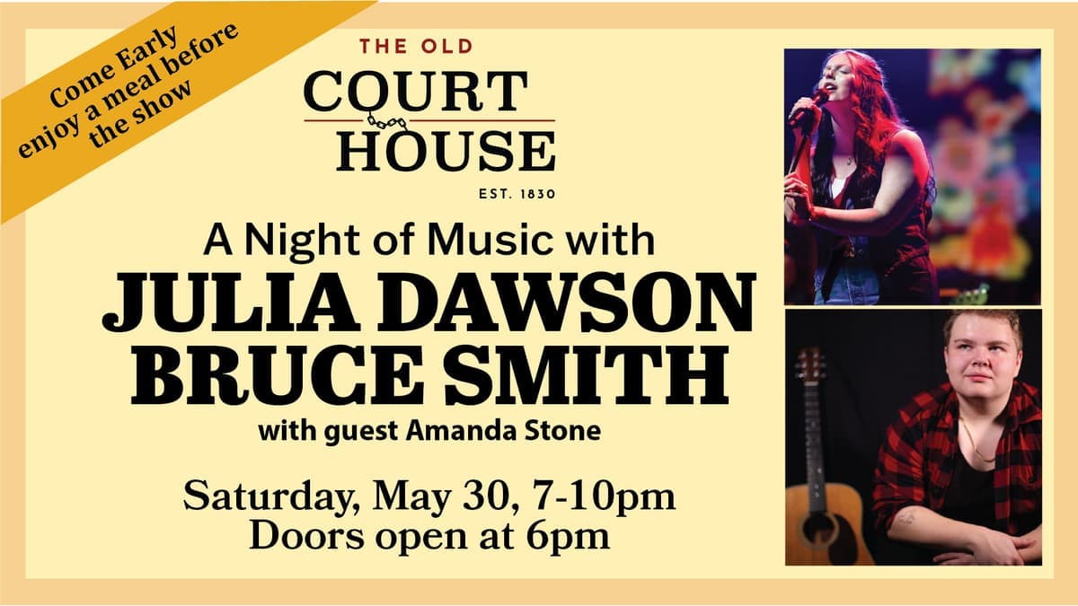 Night of Music with Julia Dawson & Bruce Smith