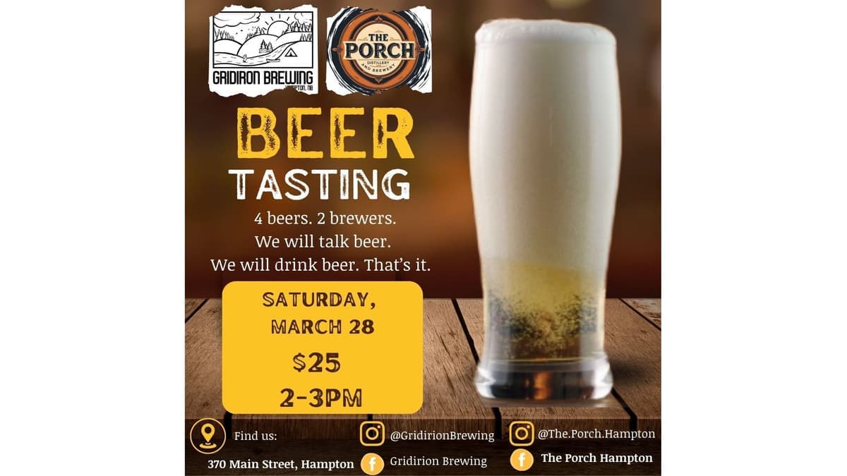 Beer Tasting at The Porch