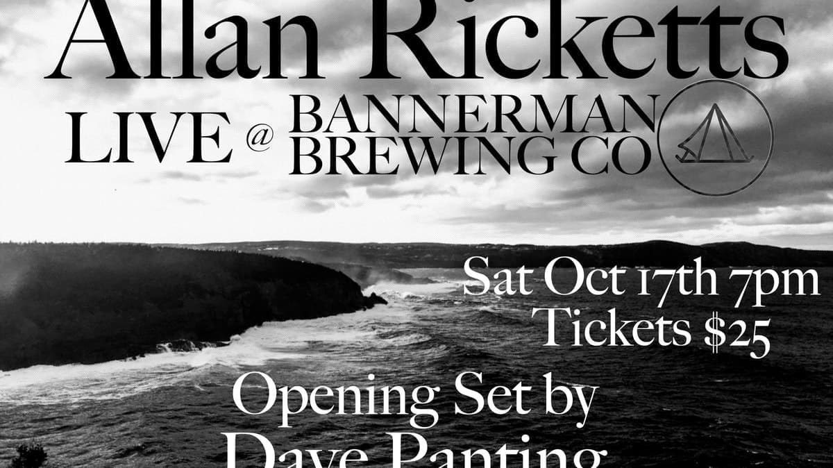 Allan Ricketts Live @ Bannerman Brewery