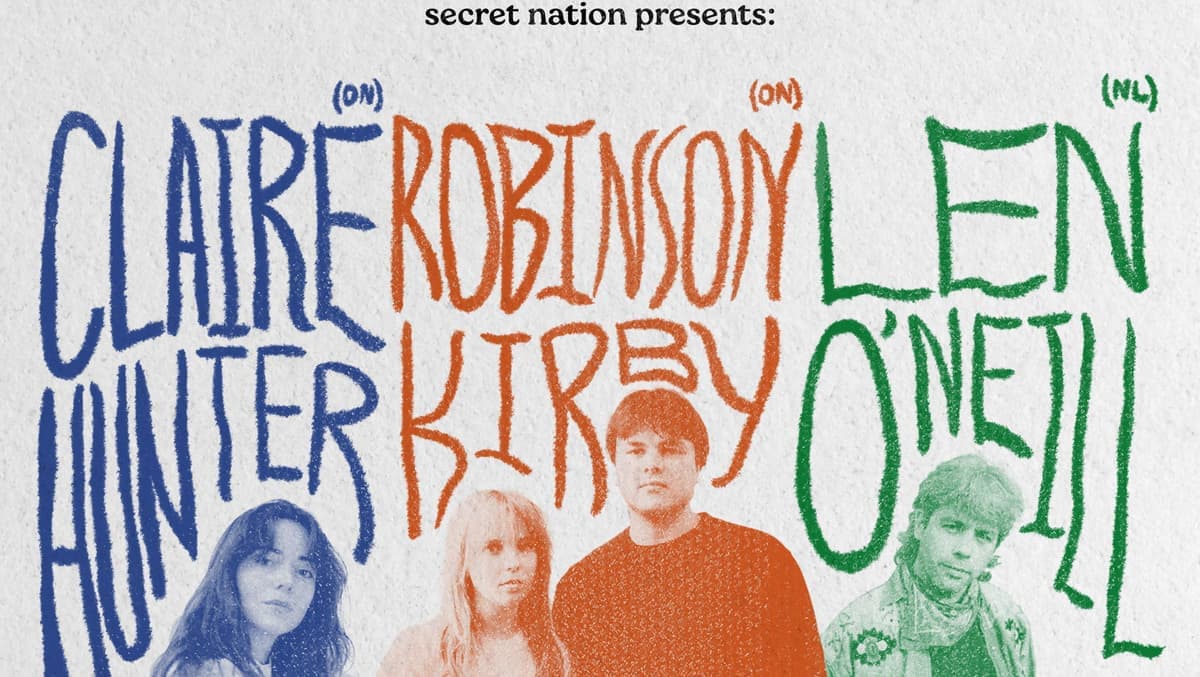 Secret Nation: Claire Hunter, Robinson Kirby & Len O'Neill @ The Battery Cafe